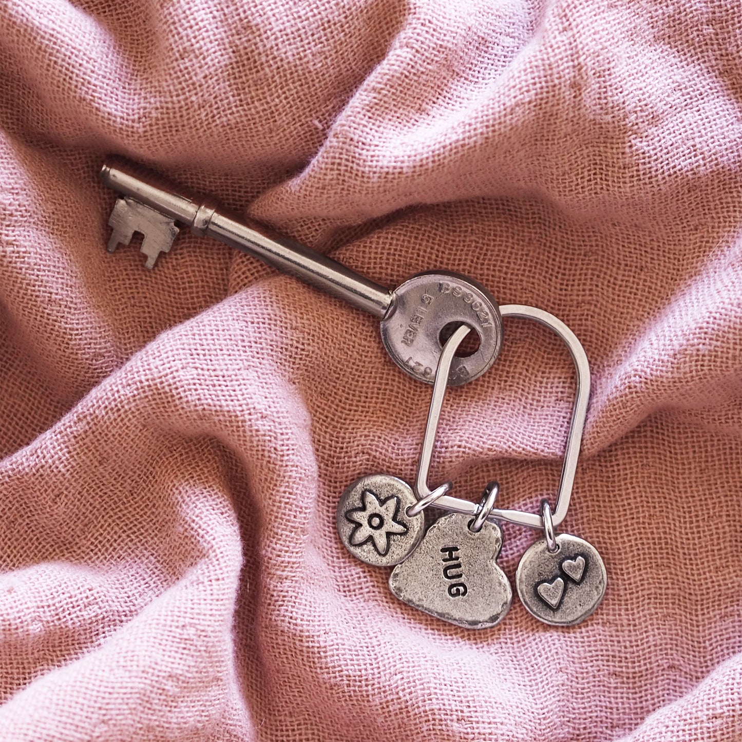 Personalised Mini Friendship Charms Keyring